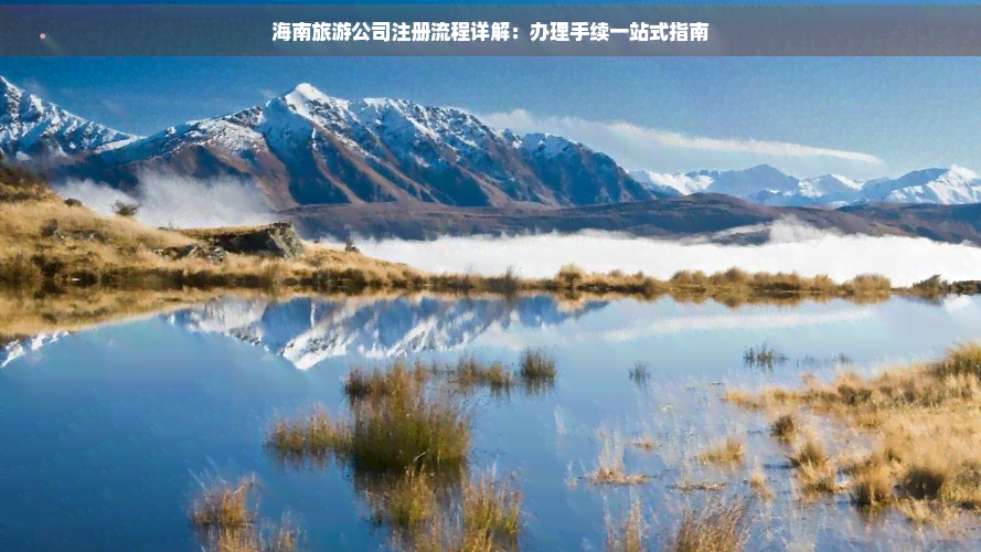 海南旅游公司注册流程详解：办理手续一站式指南