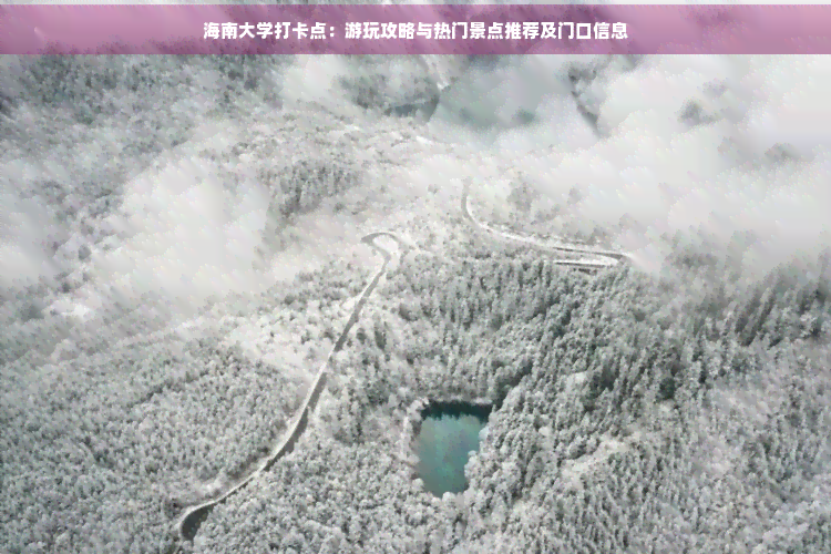 海南大学打卡点：游玩攻略与热门景点推荐及门口信息